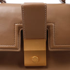 Bottega Veneta Piazza Small Leather 2Way Handbag in Brown