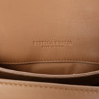 Bottega Veneta Piazza Small Leather 2Way Handbag in Brown