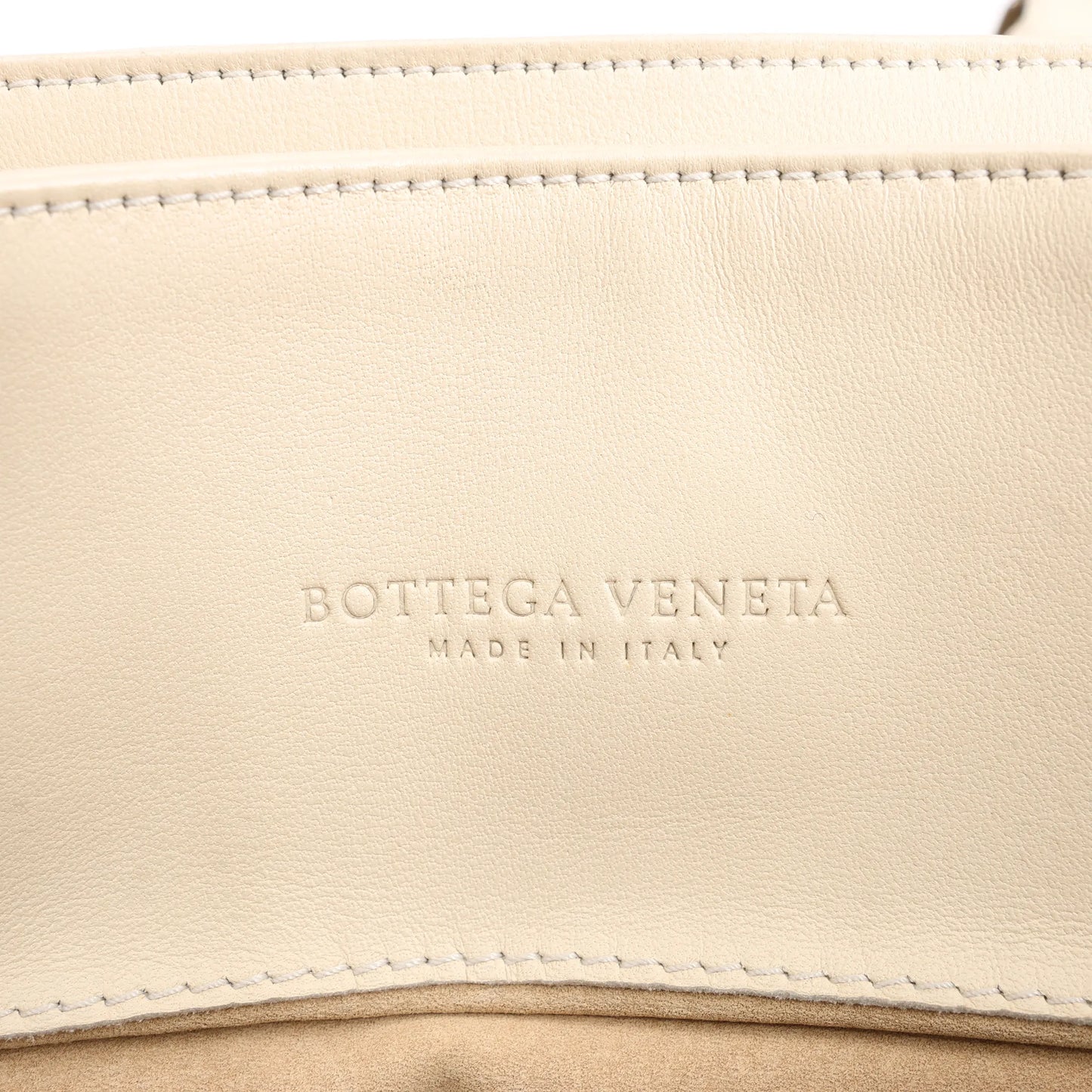 Bottega Veneta Intrecciato Roma Leather Handbag in Beige 171265