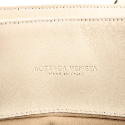 Bottega Veneta Intrecciato Roma Leather Handbag in Beige 171265