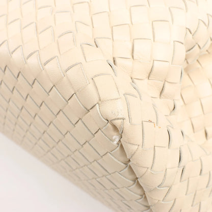 Bottega Veneta Intrecciato Roma Leather Handbag in Beige 171265