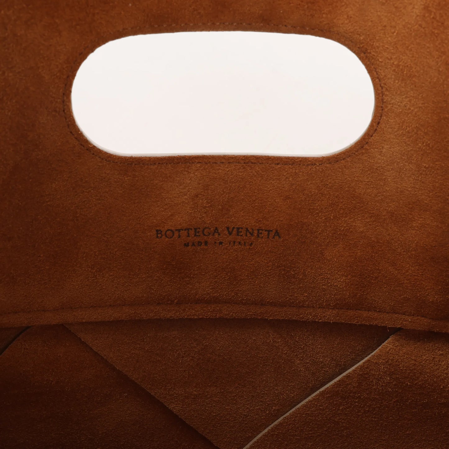 Bottega Veneta Slip Maxi Intrecciato Leather Handbag in White