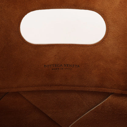 Bottega Veneta Slip Maxi Intrecciato Leather Handbag in White