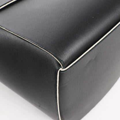 Bottega Veneta The Arco Maxi Intrecciato Large Leather Handbag in Black