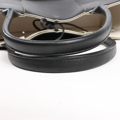 Bottega Veneta The Arco Maxi Intrecciato Large Leather Handbag in Black