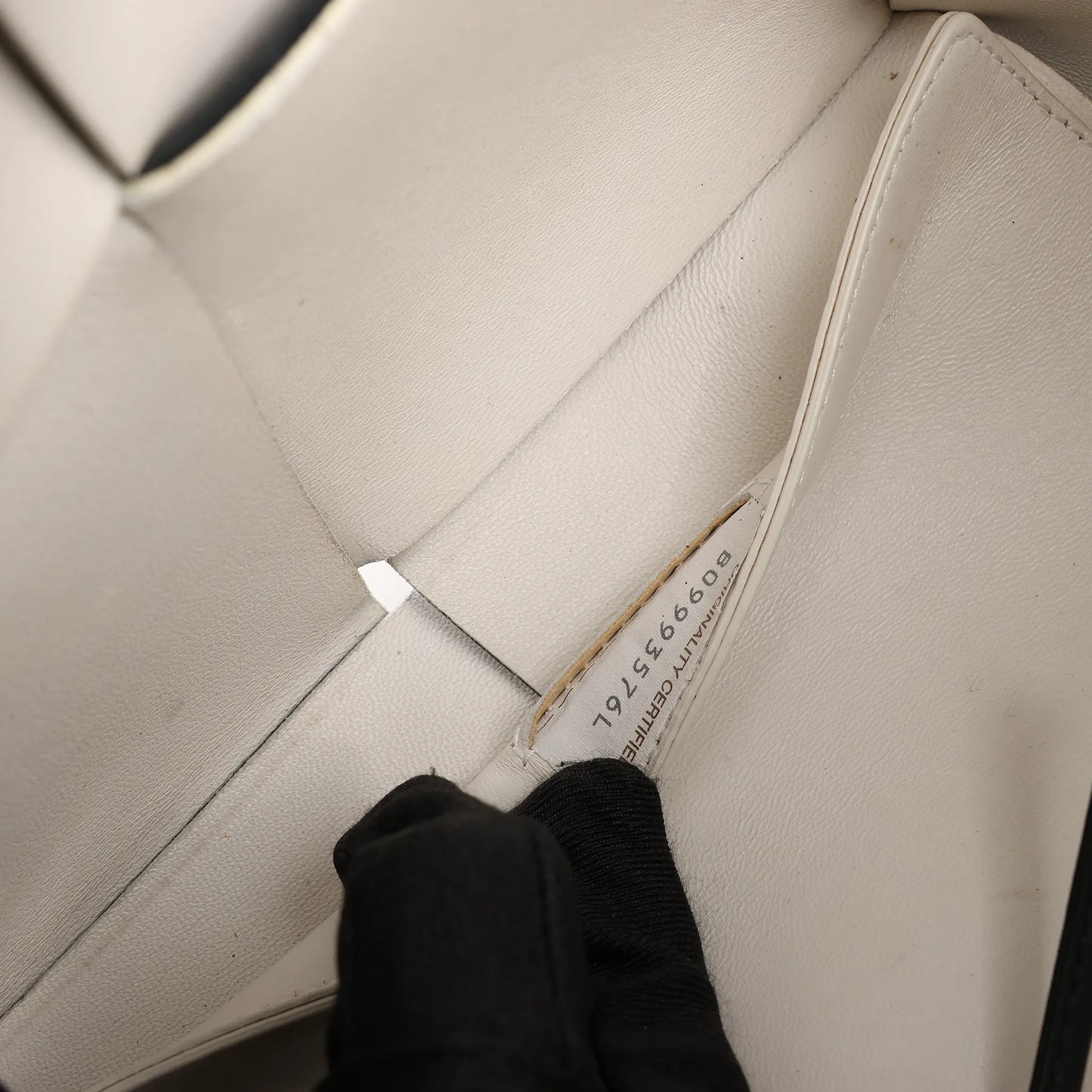 Bottega Veneta The Arco Maxi Intrecciato Leather Handbag in Black