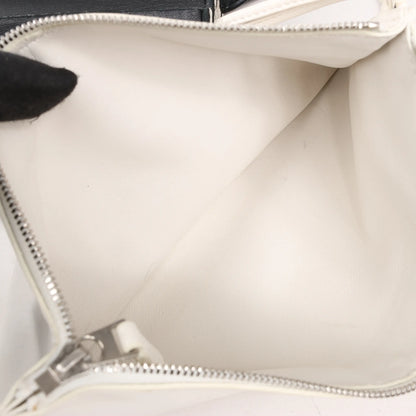 Bottega Veneta The Arco Maxi Intrecciato Leather Handbag in Black