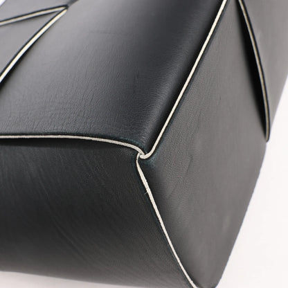 Bottega Veneta The Arco Maxi Intrecciato Leather Handbag in Black