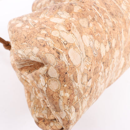 Bottega Veneta Mini The Pouch 20 Cork Crossbody bag in Beige