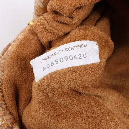 Bottega Veneta Mini The Pouch 20 Cork Crossbody bag in Beige