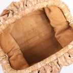 Bottega Veneta Mini The Pouch 20 Cork Crossbody bag in Beige