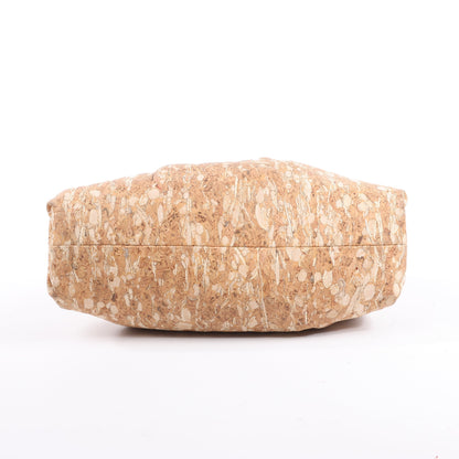 Bottega Veneta Mini The Pouch 20 Cork Crossbody bag in Beige