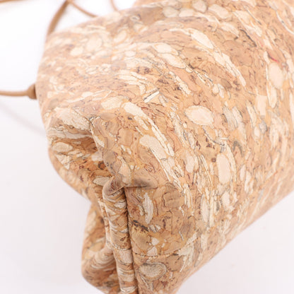 Bottega Veneta Mini The Pouch 20 Cork Crossbody bag in Beige