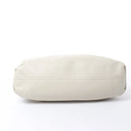 Bottega Veneta The Pouch Oversize Leather Clutch Bag in Beige
