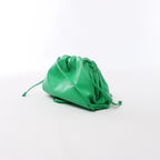 Bottega Veneta The Pouch Mini Leather Crossbody Bag in Green