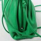 Bottega Veneta The Pouch Mini Leather Crossbody Bag in Green