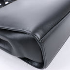 Bottega Veneta Box Calfskin Nappa Clip Shoulder Bag in Black