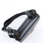 Bottega Veneta Box Calfskin Nappa Clip Shoulder Bag in Black