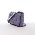 Bolso de hombro de cuero Intrecciato Bottega Veneta en rosa