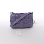 Bolso de hombro de cuero Intrecciato Bottega Veneta en rosa