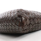 Bottega Veneta VN Intrecciato Crossbody Messenger Bag in Brown