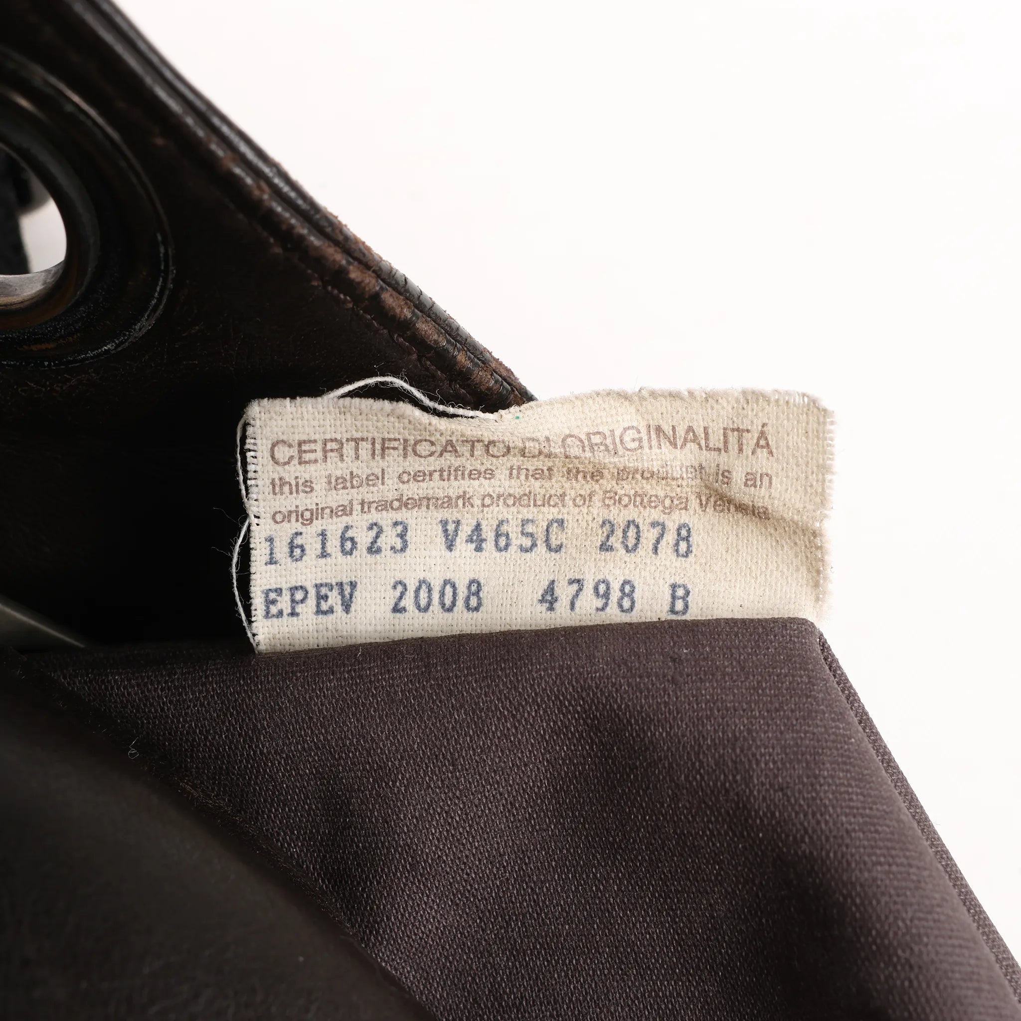 Bottega Veneta VN Intrecciato Crossbody Messenger Bag in Brown