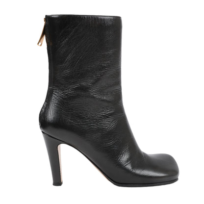 Bottines à talons Bottega Veneta LAVILLE en cuir noir, taille 38