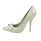 Bottega Veneta Leather Pumps Light Green Ribbon in Size 41 EU