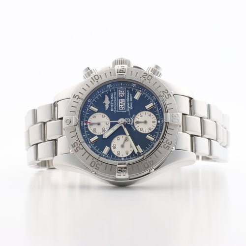 Reloj Breitling Superocean A13340 2011322 SS AT con esfera azul