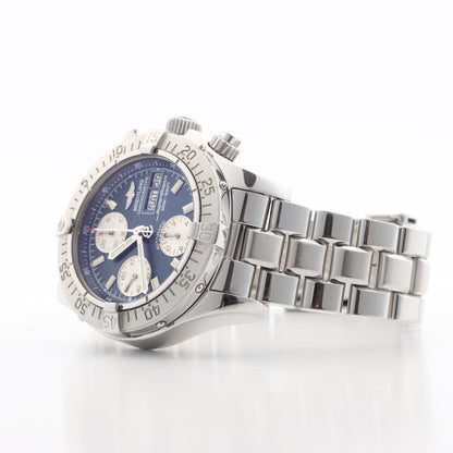 Montre Breitling Superocean A13340 2011322 SS AT à cadran bleu