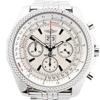 Breitling Bentley A44362 2130273 SS & Rubber AT Watch with Beige Dial