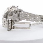 Breitling Bentley A44362 2130273 SS & Rubber AT Watch with Beige Dial