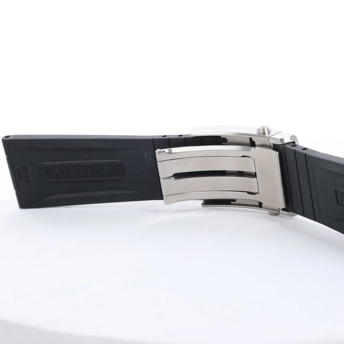 Breitling Bentley A44362 2130273 SS & Rubber AT Watch with Beige Dial