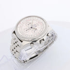 Breitling Bentley A44362 2130273 SS & Rubber AT Watch with Beige Dial