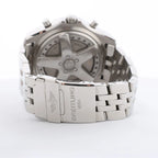 Breitling Bentley A44362 2130273 SS & Rubber AT Watch with Beige Dial