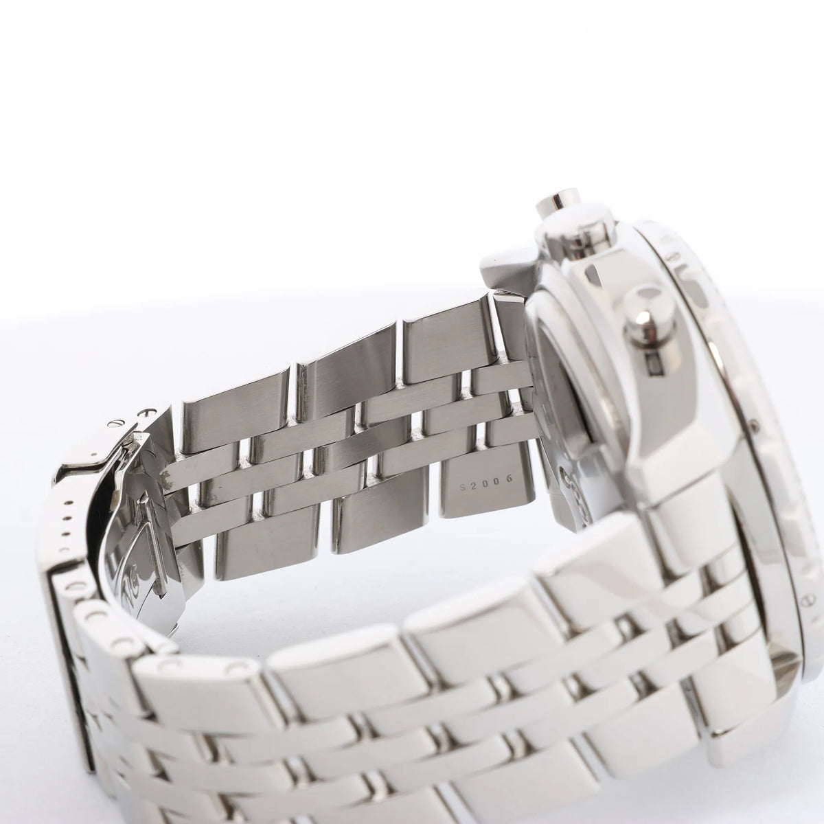 Breitling Bentley A44362 2130273 SS & Rubber AT Watch with Beige Dial