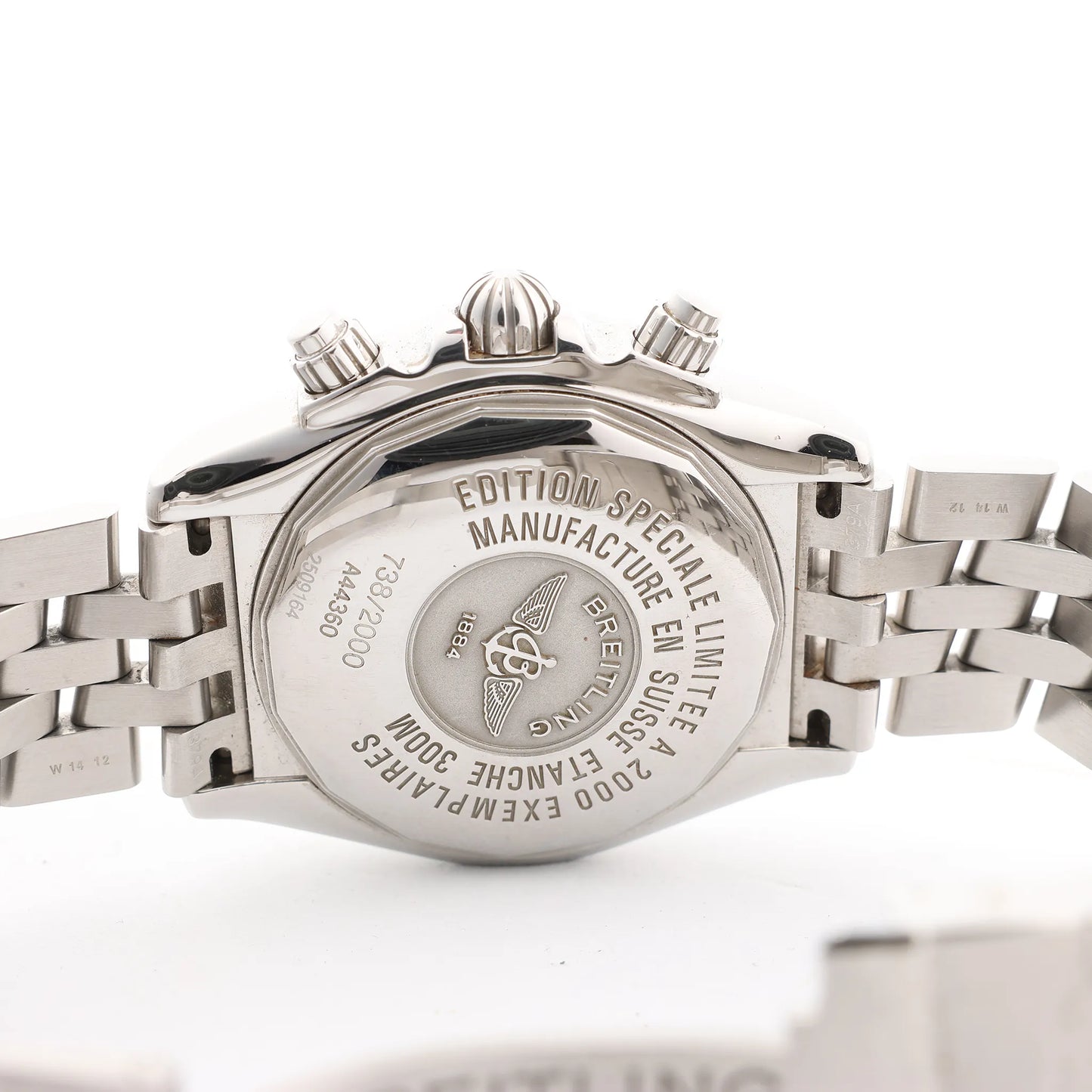 Breitling Chronomat A440B71PS 2509164 SS AT Watch with Black Dial