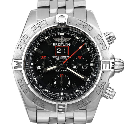 Breitling Chronomat A440B71PS 2509164 SS AT Watch with Black Dial