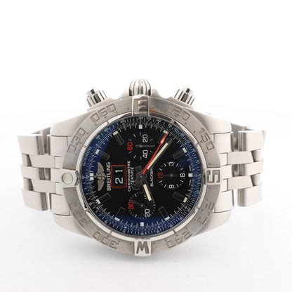 Breitling Chronomat A440B71PS 2509164 SS AT Watch with Black Dial