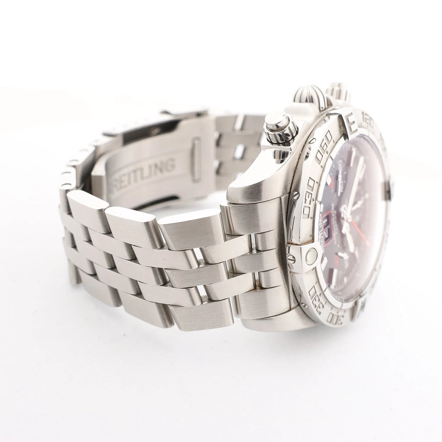 Breitling Chronomat A440B71PS 2509164 SS AT Watch with Black Dial