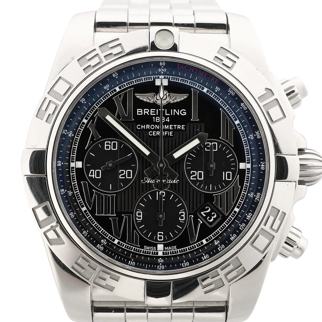 Breitling Chronomat AB011012/B956 3136835 SS AT Watch with Black Dial