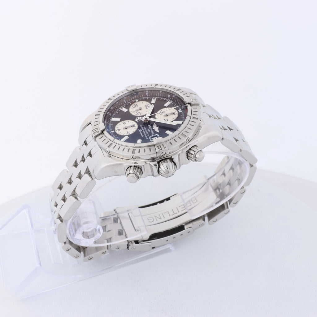 Reloj Breitling Chronomat A440B71PS 2509164 SS AT con esfera negra