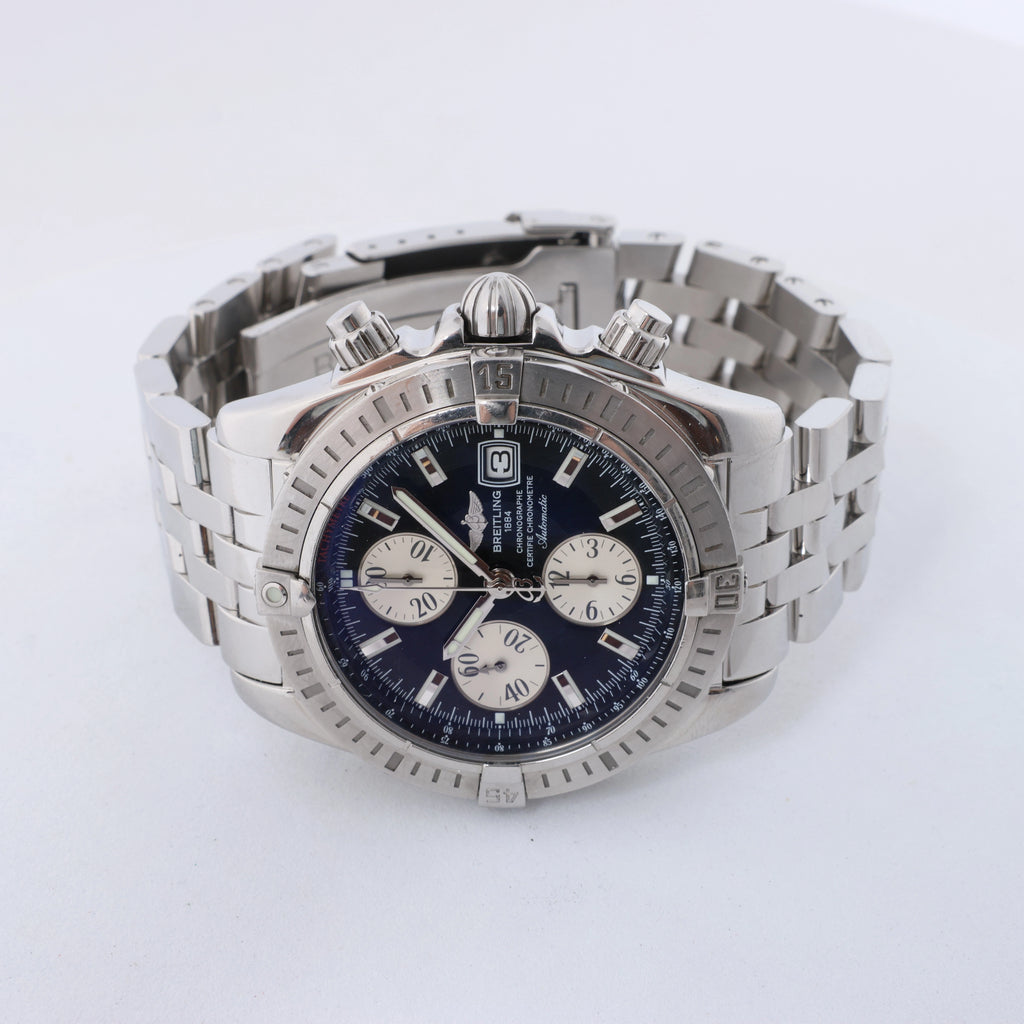 Reloj Breitling Chronomat A440B71PS 2509164 SS AT con esfera negra