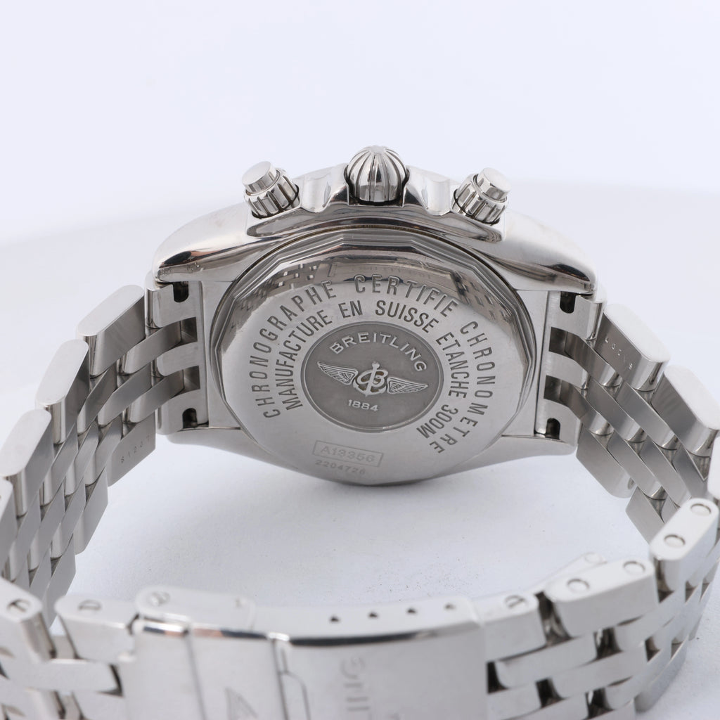 Reloj Breitling Chronomat A440B71PS 2509164 SS AT con esfera negra