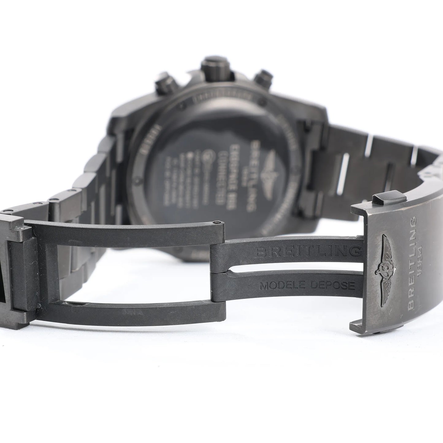 Breitling Exo space VB5510H1/BE45 6086912 TI AT Digital Black Face Watch