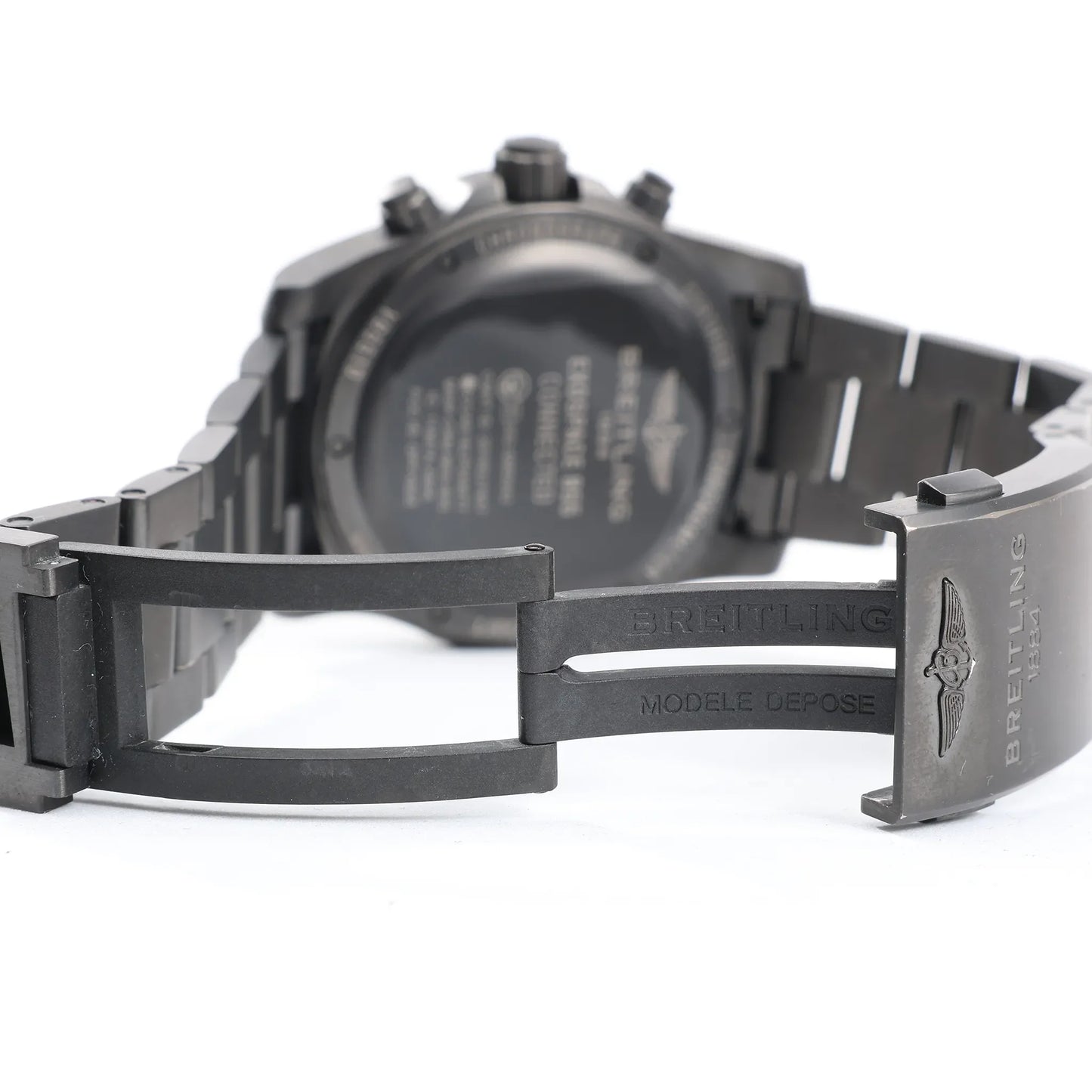 Breitling Exo space VB5510H1/BE45 6086912 TI AT Digital Black Face Watch