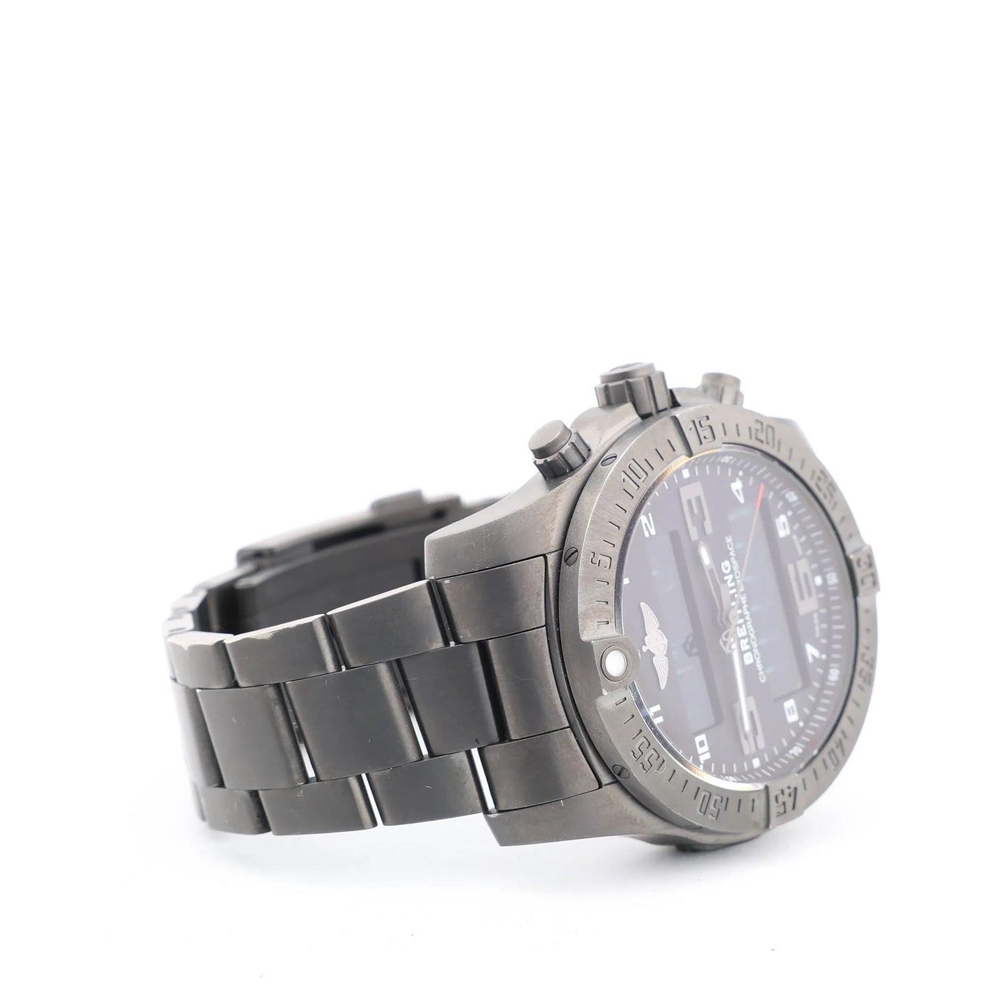 Breitling Exo space VB5510H1/BE45 6086912 TI AT Digital Black Face Watch