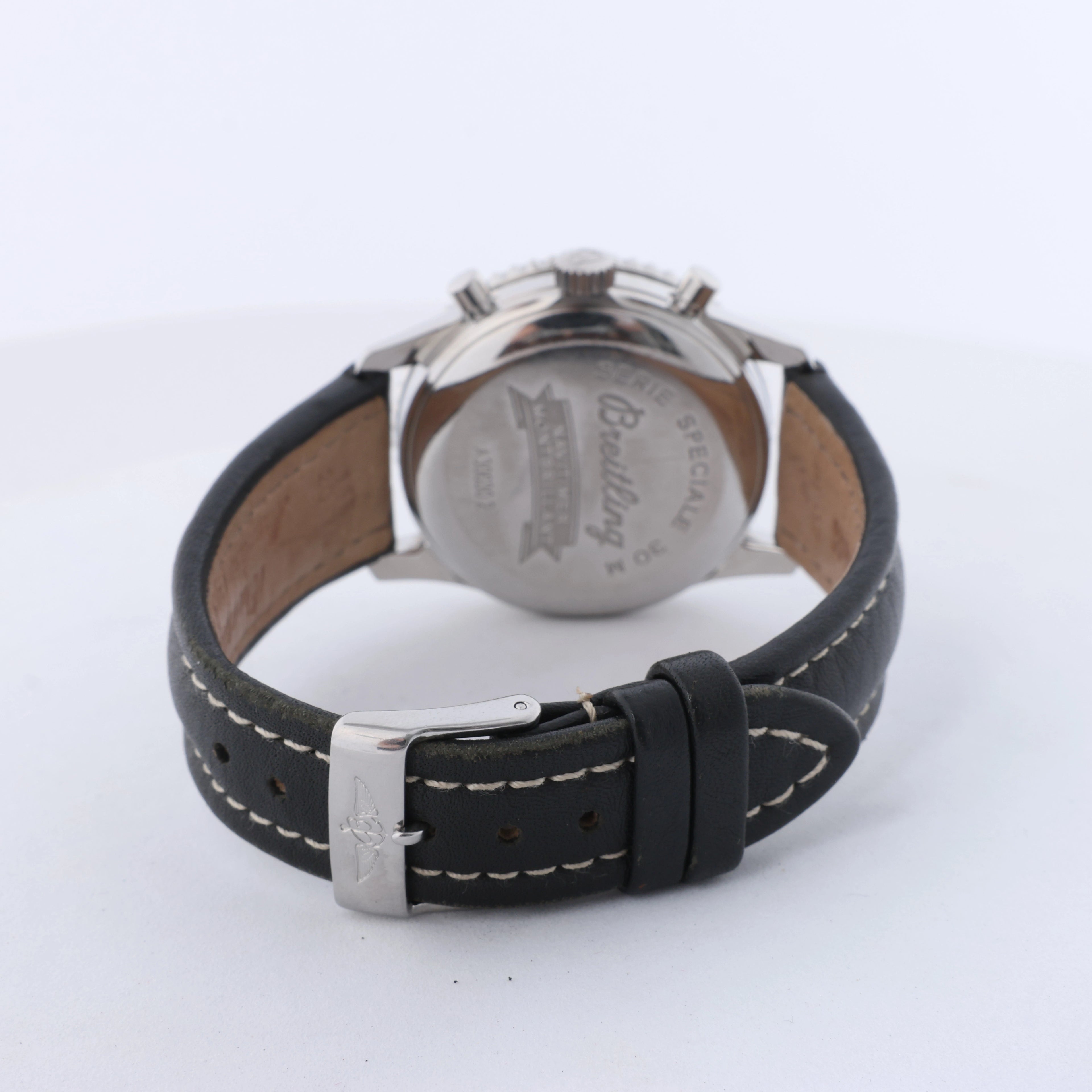 Breitling Montbrillant Automatic Wristwatch, ref. A30030.2, Black Dial