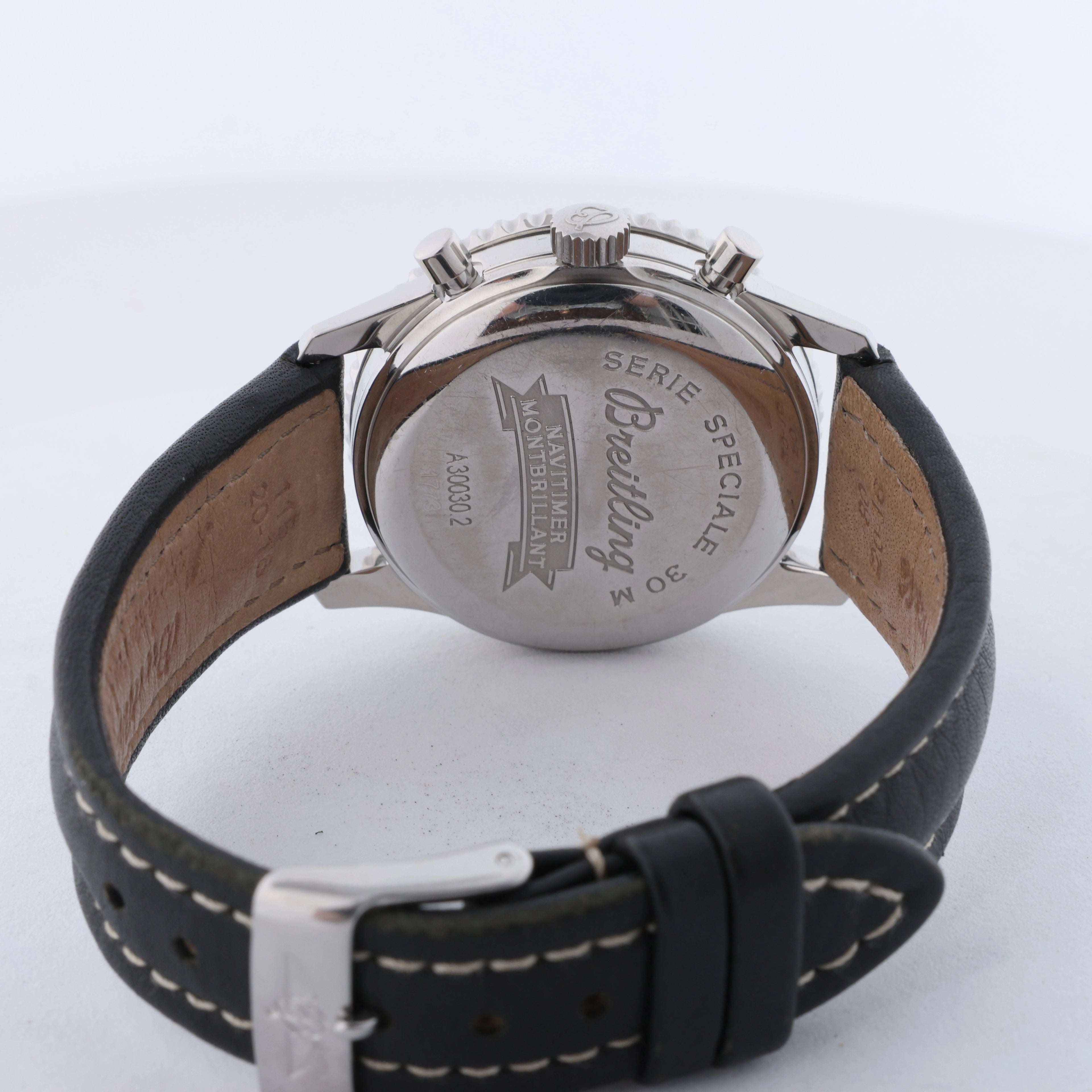 Breitling Montbrillant Automatic Wristwatch, ref. A30030.2, Black Dial