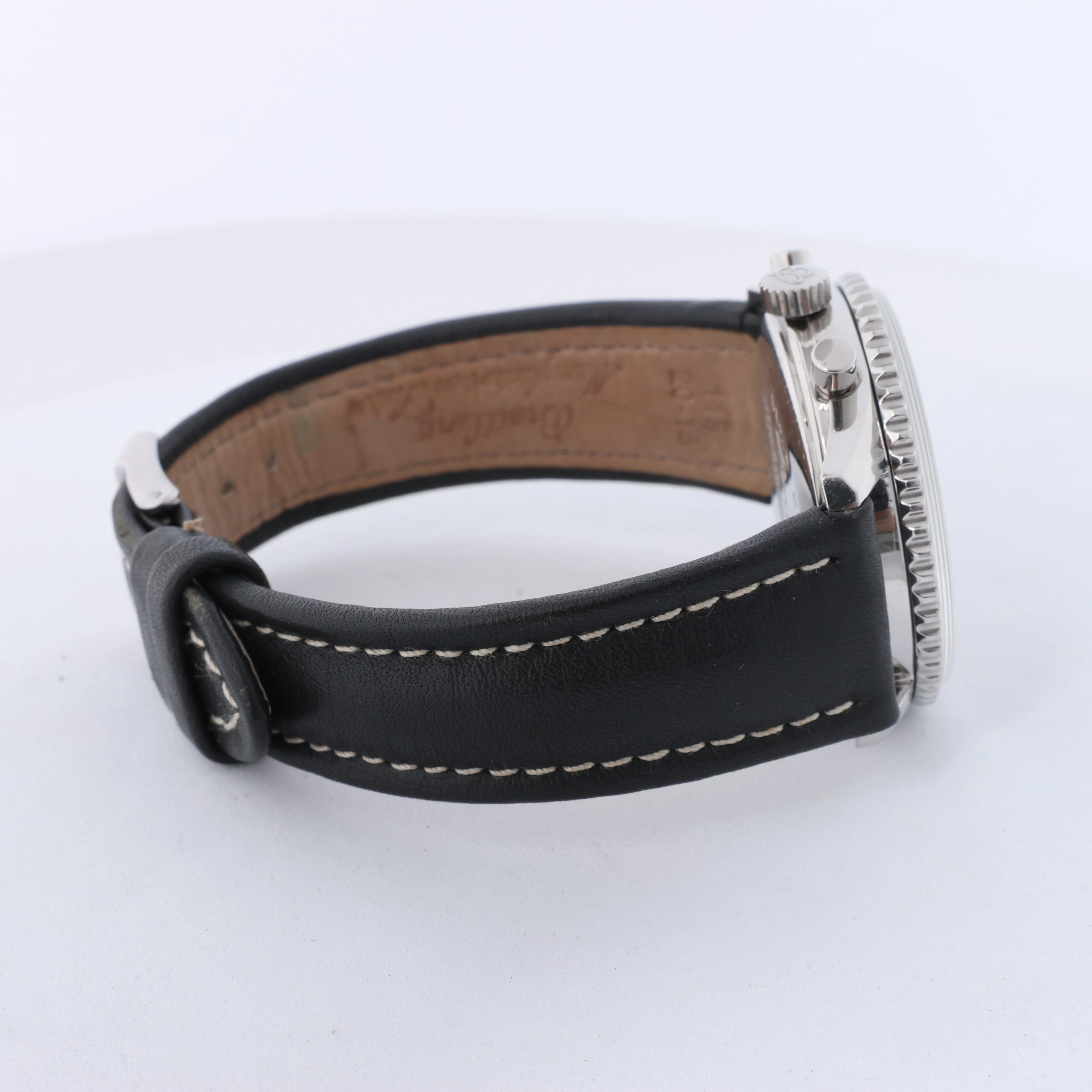 Breitling Montbrillant Automatic Wristwatch, ref. A30030.2, Black Dial